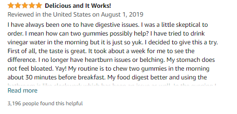 Apple Cider Vinegar Gummies Review 1