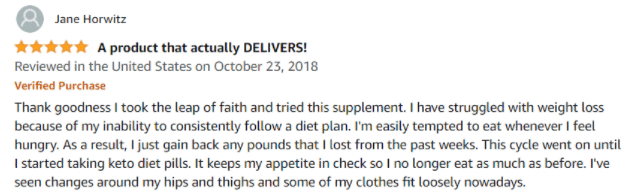 BHB Keto Pills Positive Reviews 3