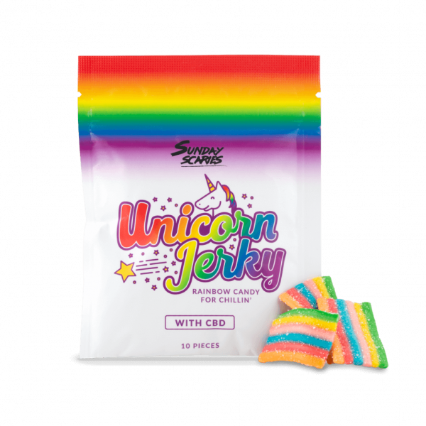 Sunday Scaries Unicorn Jerky CBD Candies